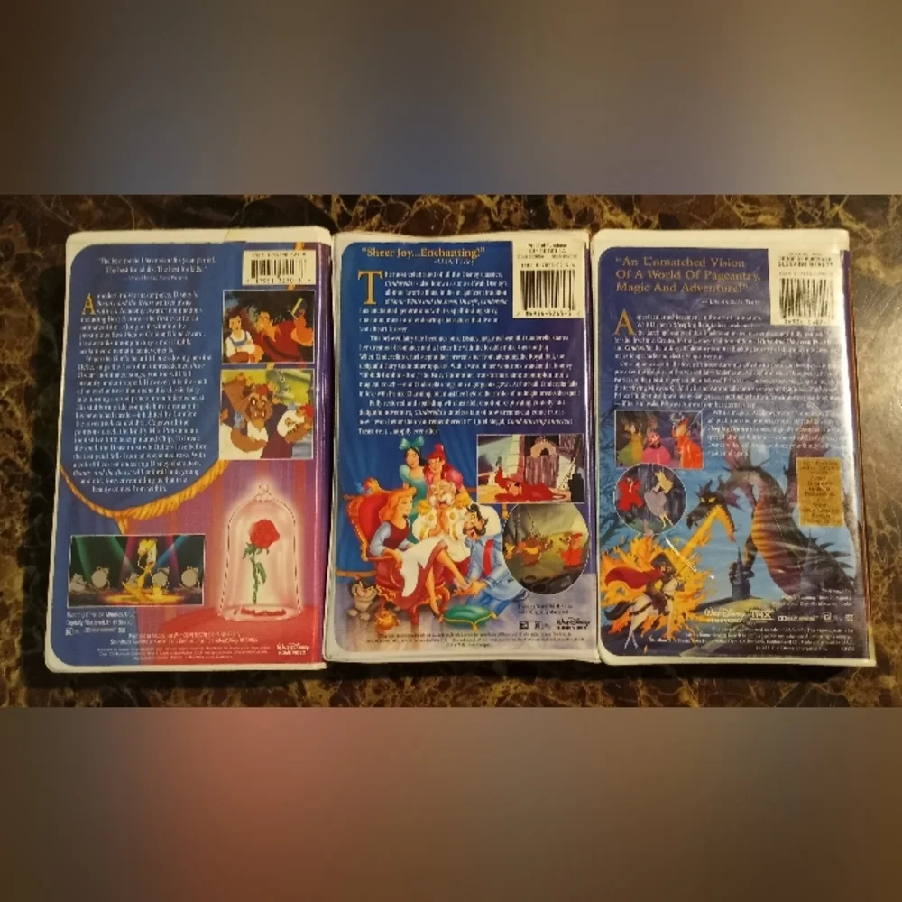 Disney Princess Bundle VHS Tapes